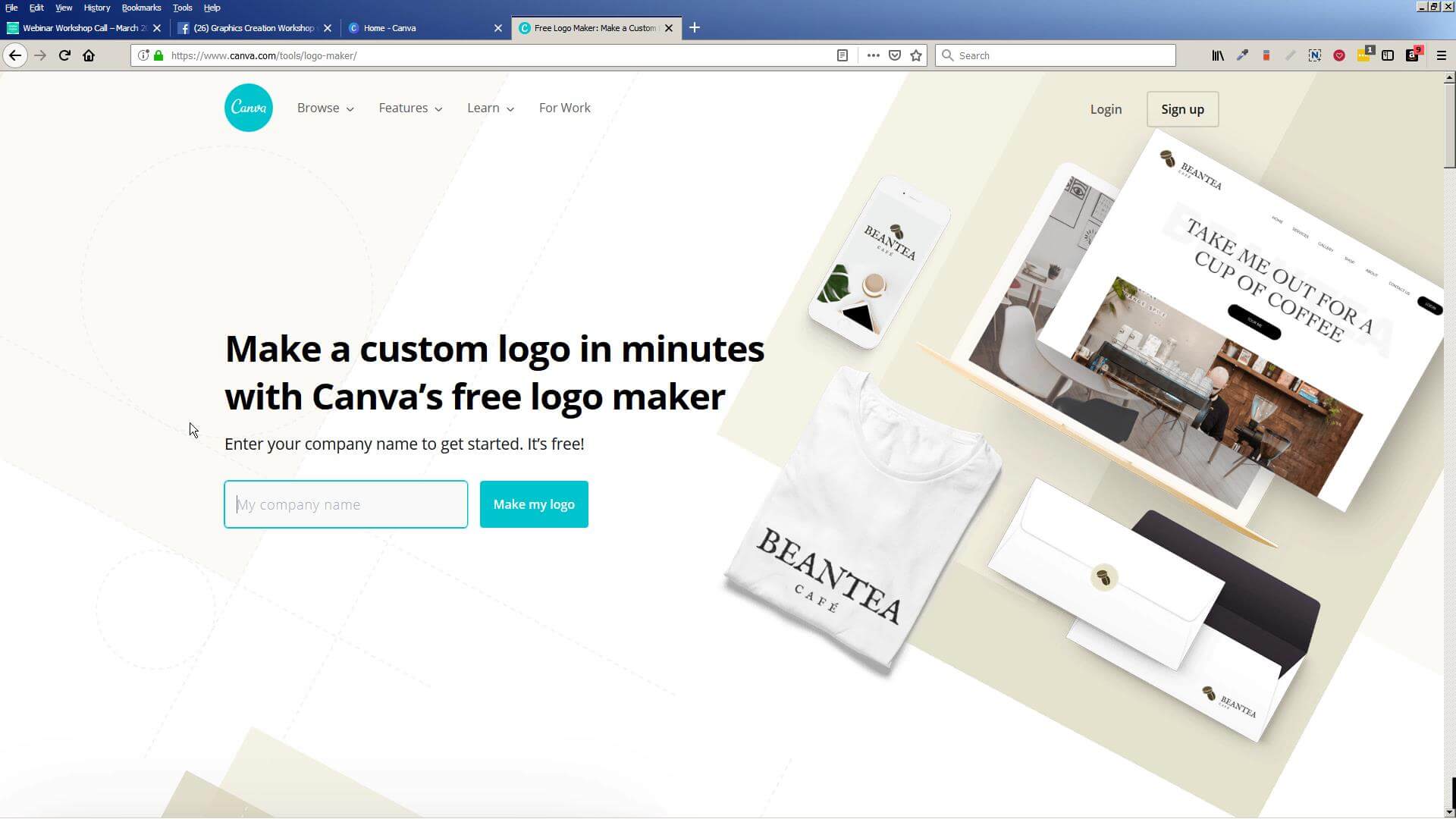 canva and canva logo maker